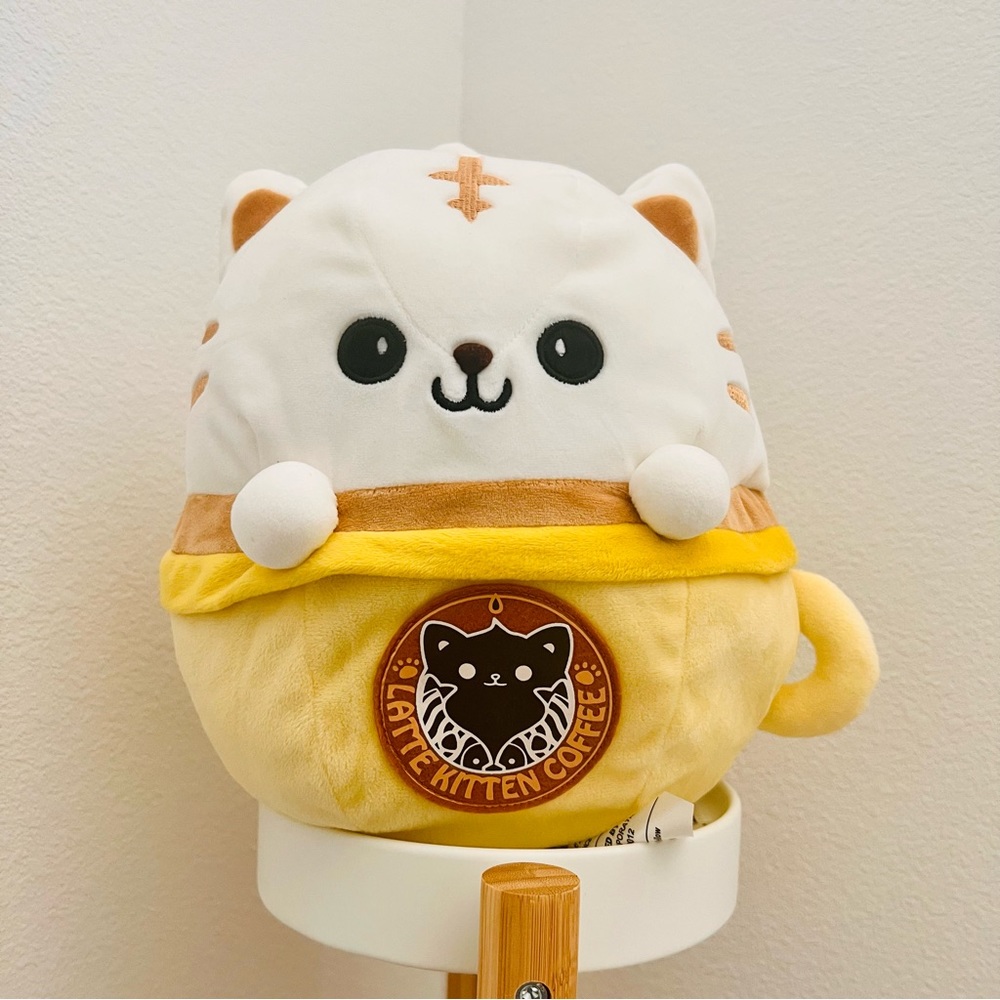 New With Tags Latte Kitten Coffee Latte Neko Yellow 12" Plush